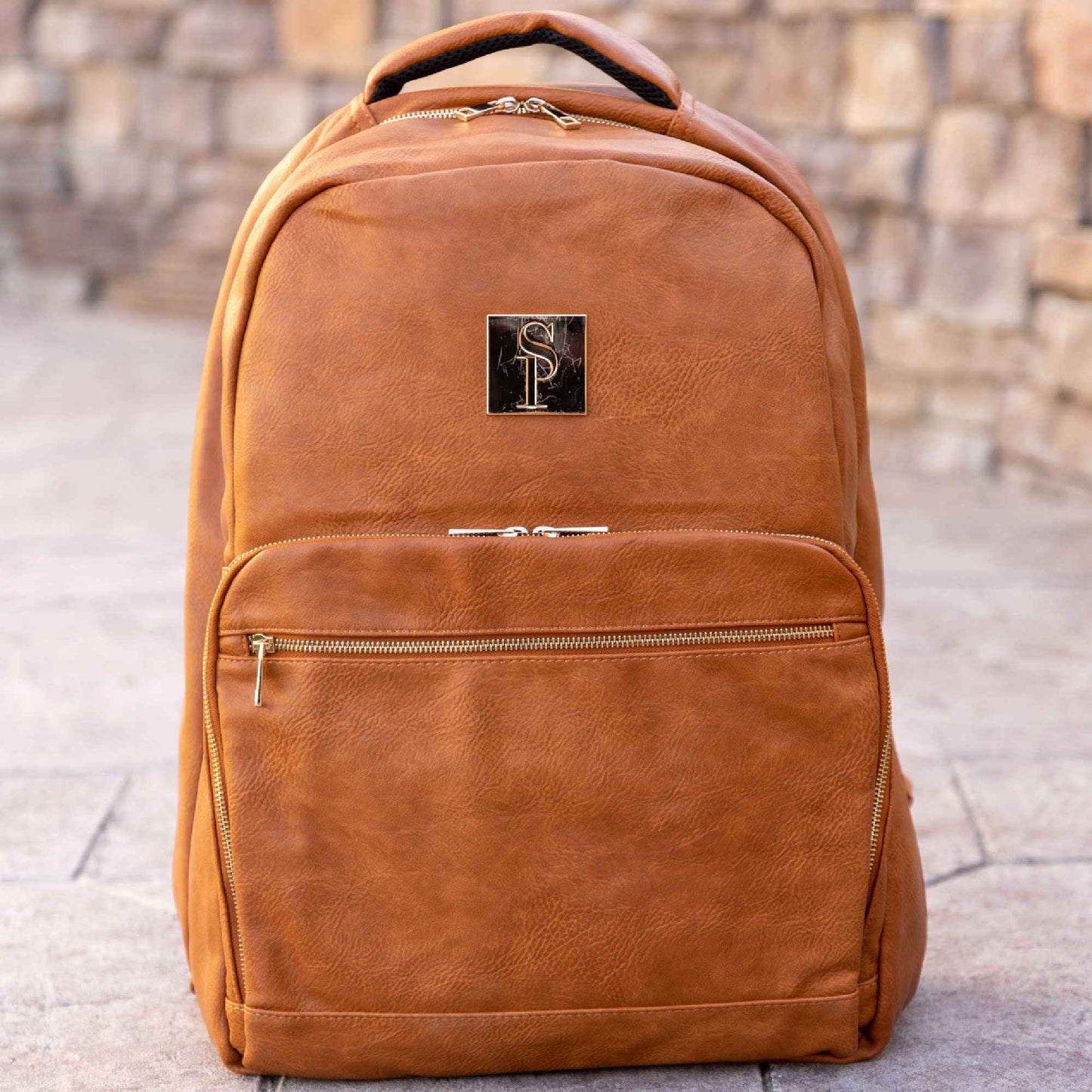 TEEK -Brown Tumbled Leather 3 Bag Set BAG TEEK SP