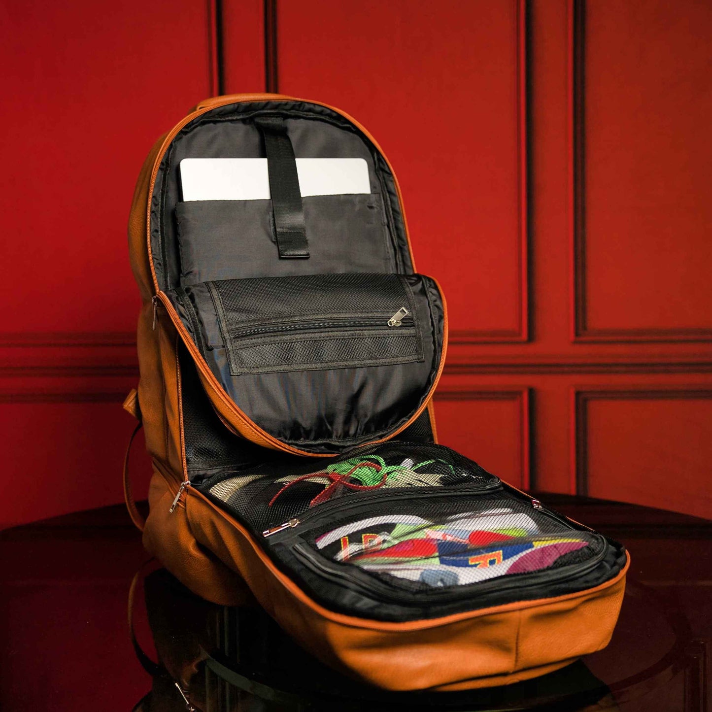 TEEK -Brown Tumbled Leather 3 Bag Set BAG TEEK SP