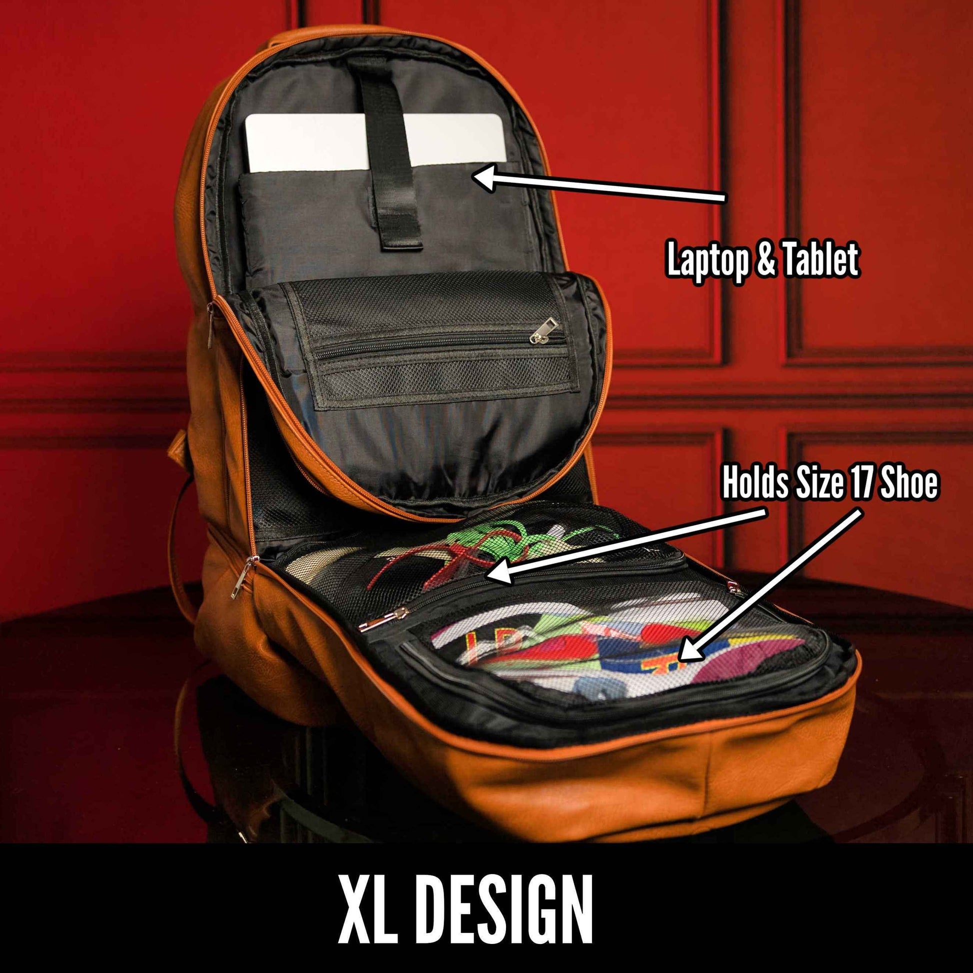 TEEK - Brown Leather Patented Carry-on Bag (XL Design) (Only 300 Made) BAG TEEK SP