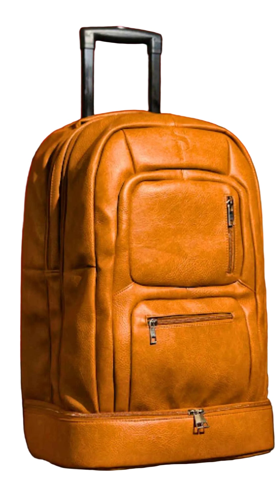 TEEK - Brown Leather Carry-On Patented Roller Bag (Only 150 Made) BAG TEEK SP