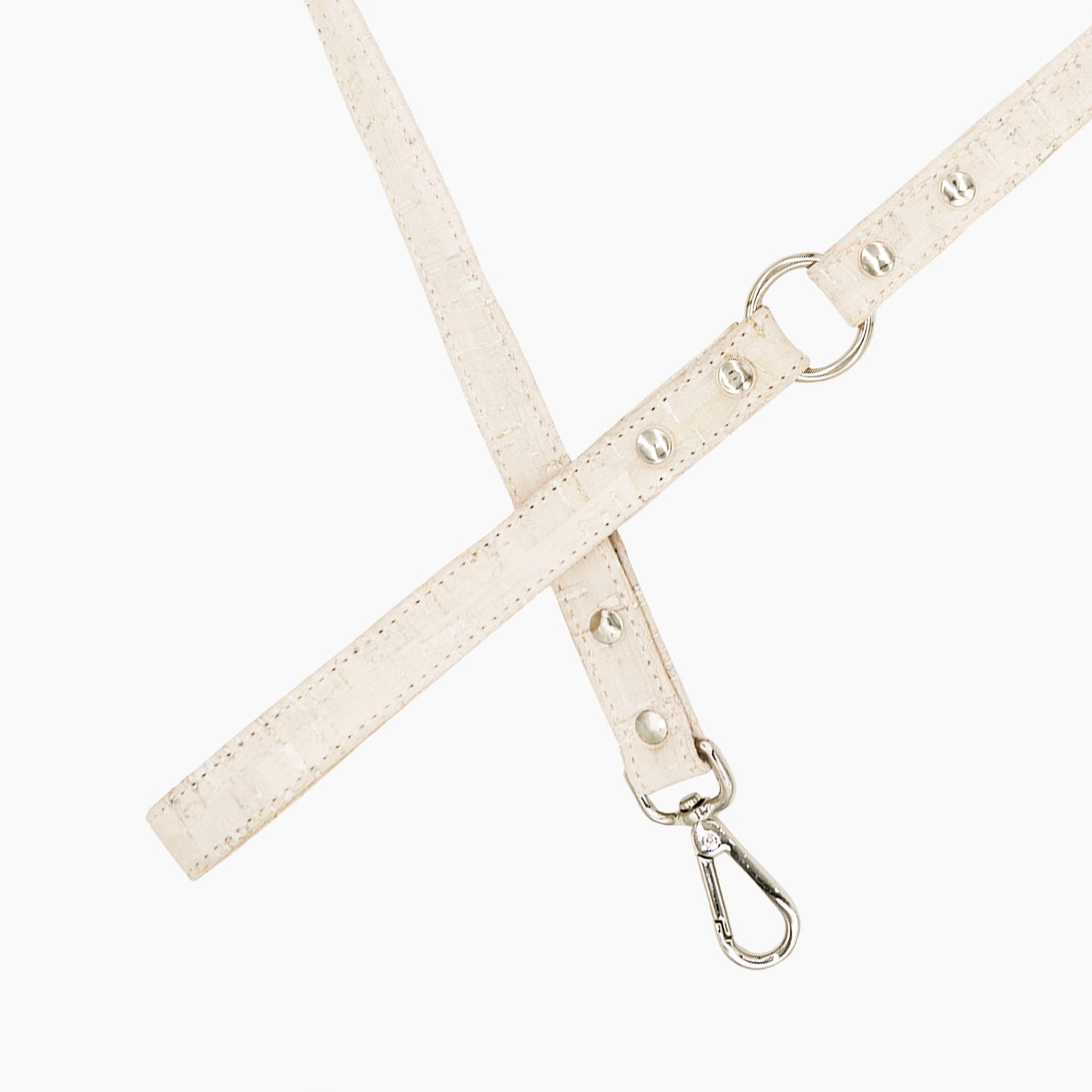 TEEK - Cloud White Cork Leather Leash PET SUPPLIES TEEK DIP