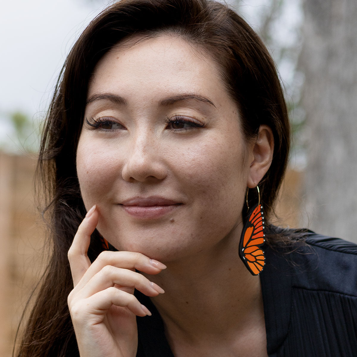 TEEK - Monarch Butterfly Hoops JEWELRY TEEK LCM