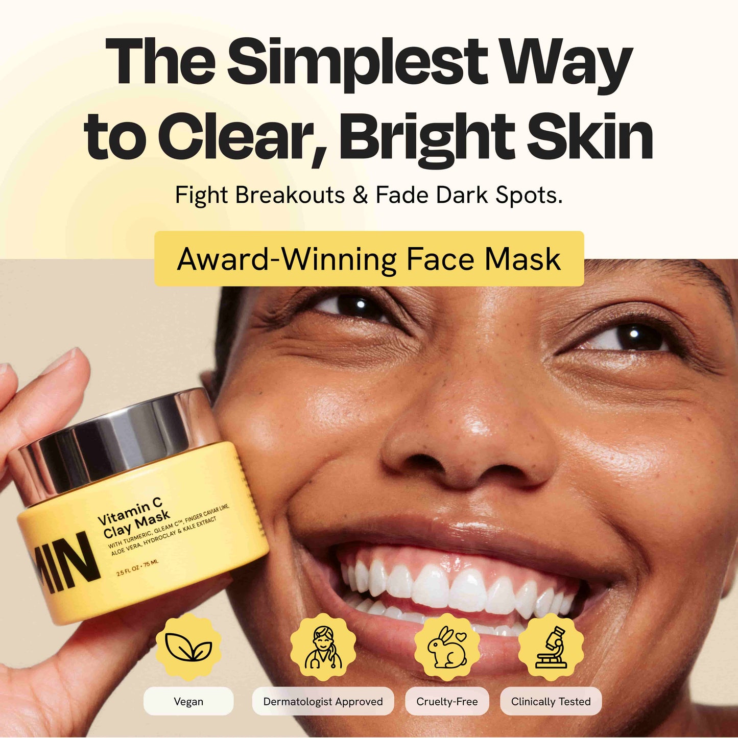 Vitamin C Clay Mask Face Mask Gleamin