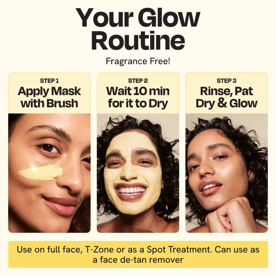 Vitamin C Clay Mask Face Mask Gleamin