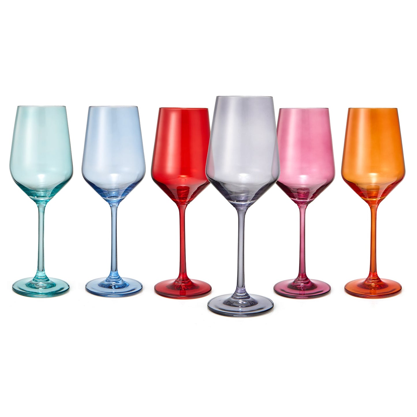TEEK - Colorata Stemmed Wine Glassware Set HOME DECOR TEEK KS