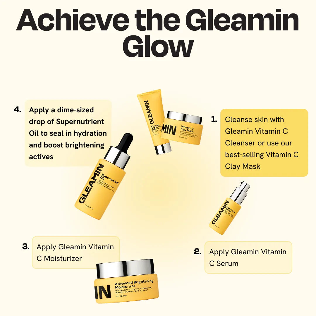Vitamin C Clay Mask Face Mask Gleamin