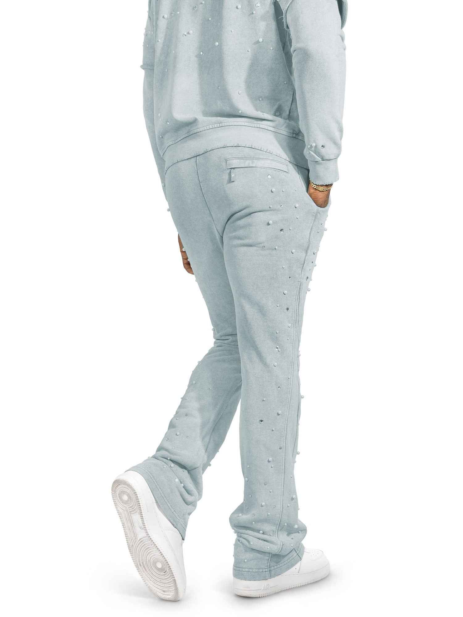 TEEK - Set | F187 Bellucci Hoodie Set - Gray SET TEEK MJ