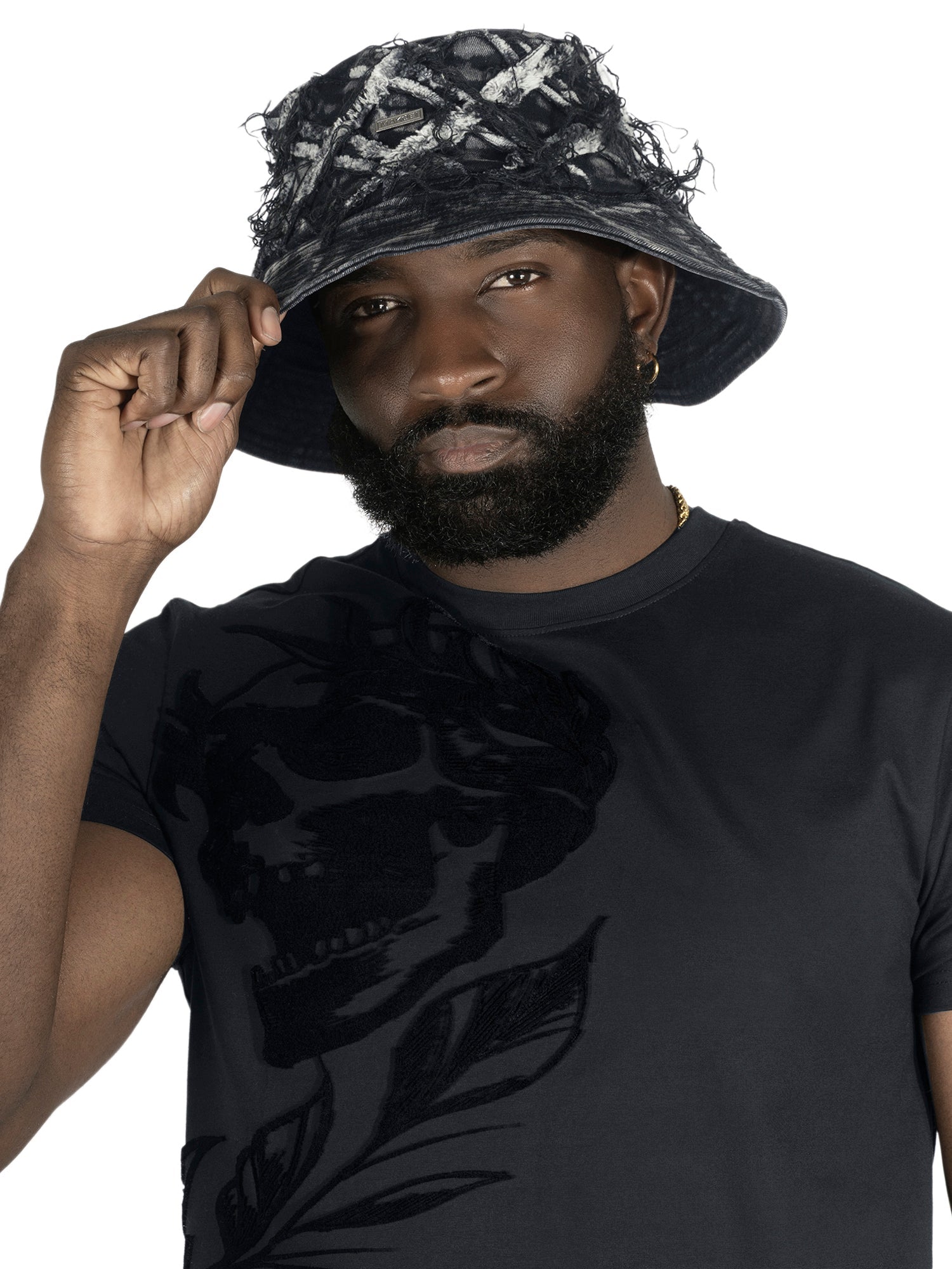 TEEK - Hat | M016 Rinaldi Denim Bucket Hat - Black HAT TEEK MJ