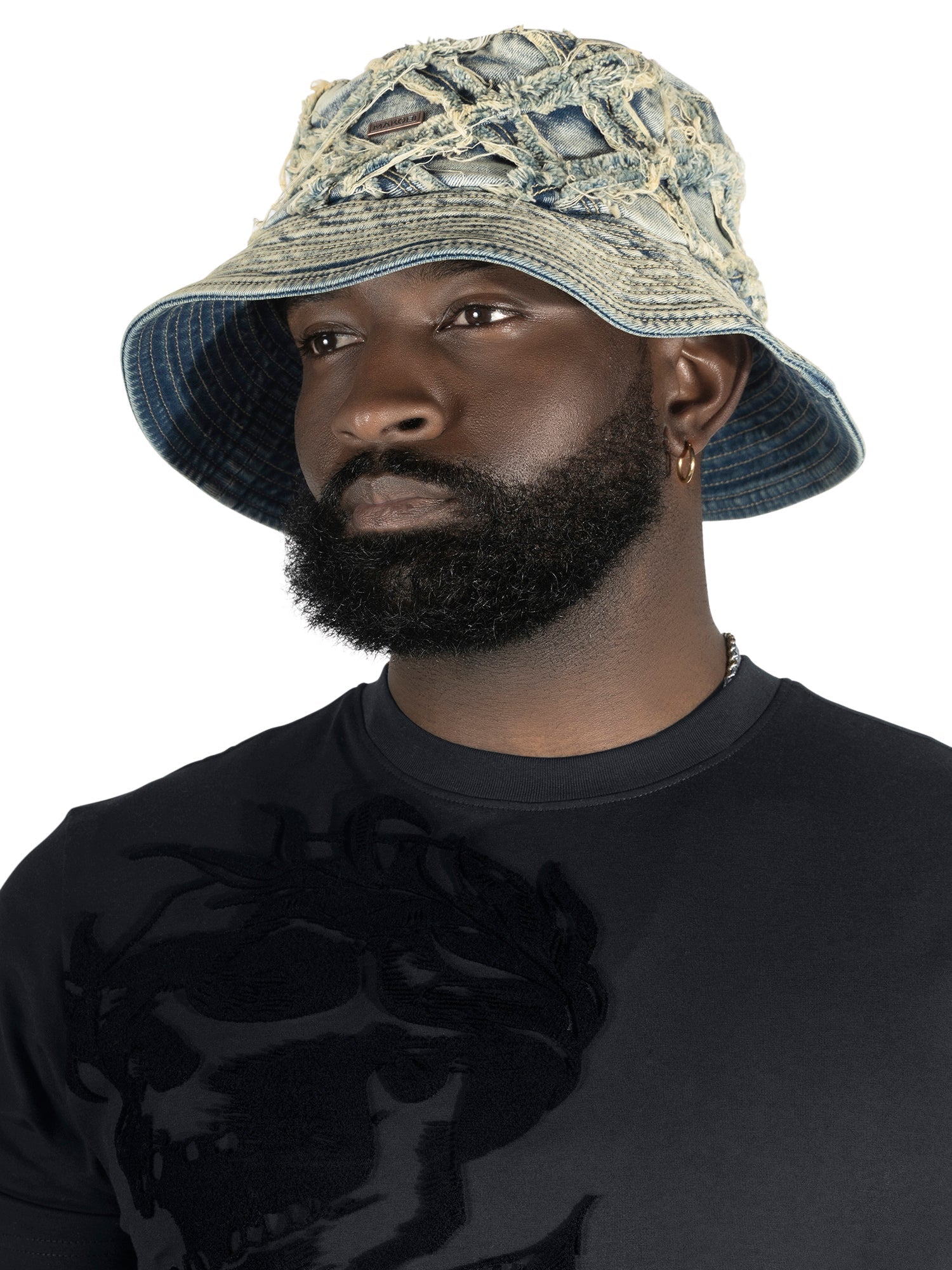 TEEK - Hat | M016 Rinaldi Denim Bucket Hat - Dirt HAT TEEK MJ