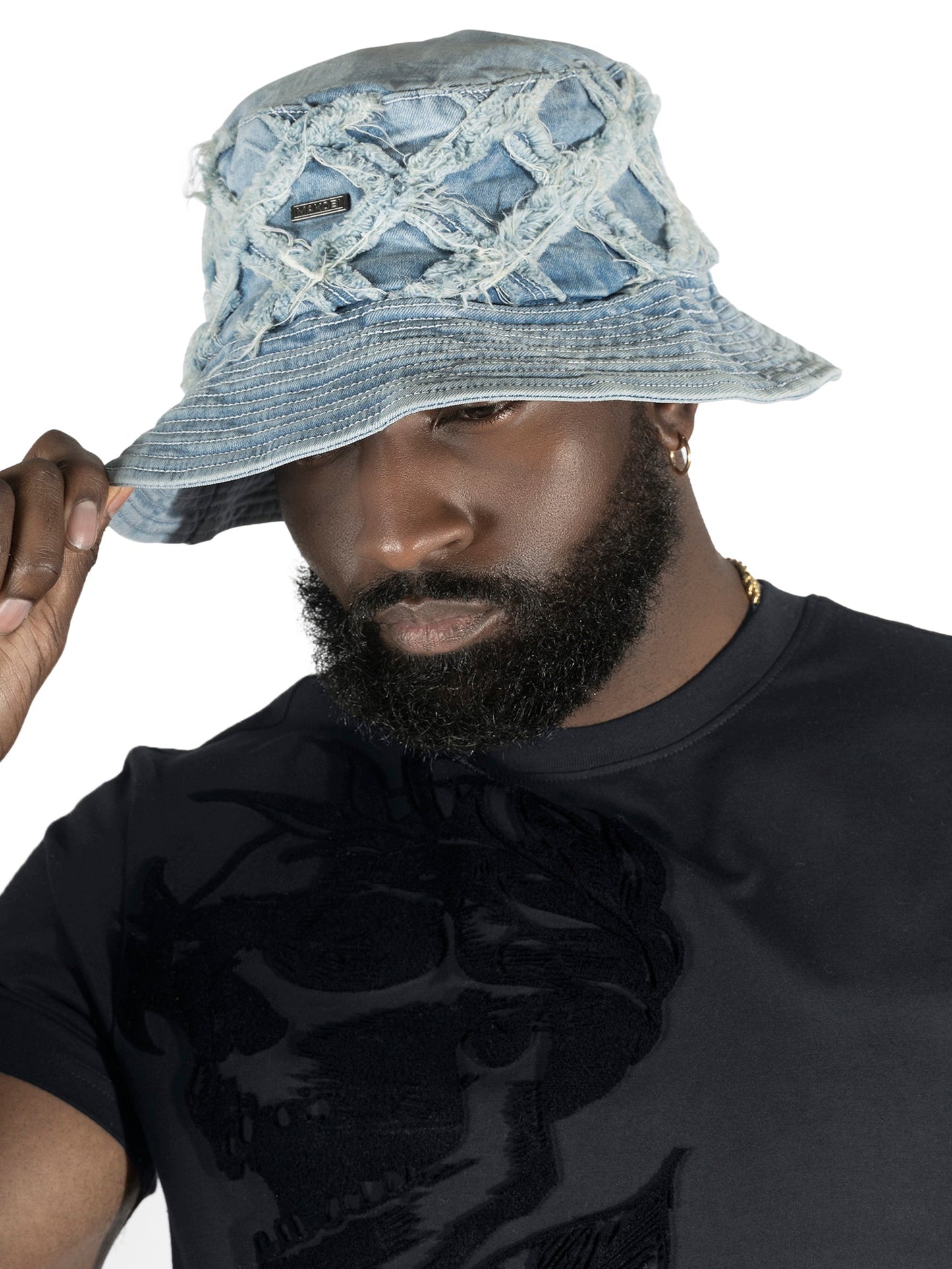 TEEK - Hat | M016 Rinaldi Denim Bucket Hat - Light Wash HAT TEEK MJ