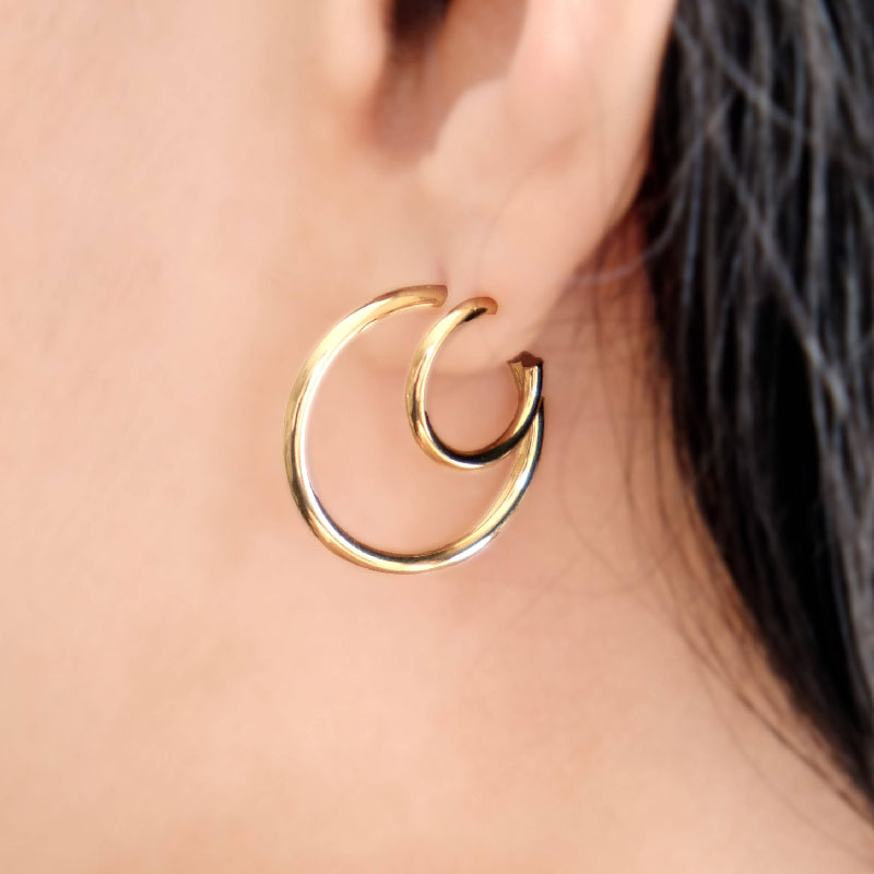 TEEK - Double Hoop Earrings JEWELRY TEEK GNH