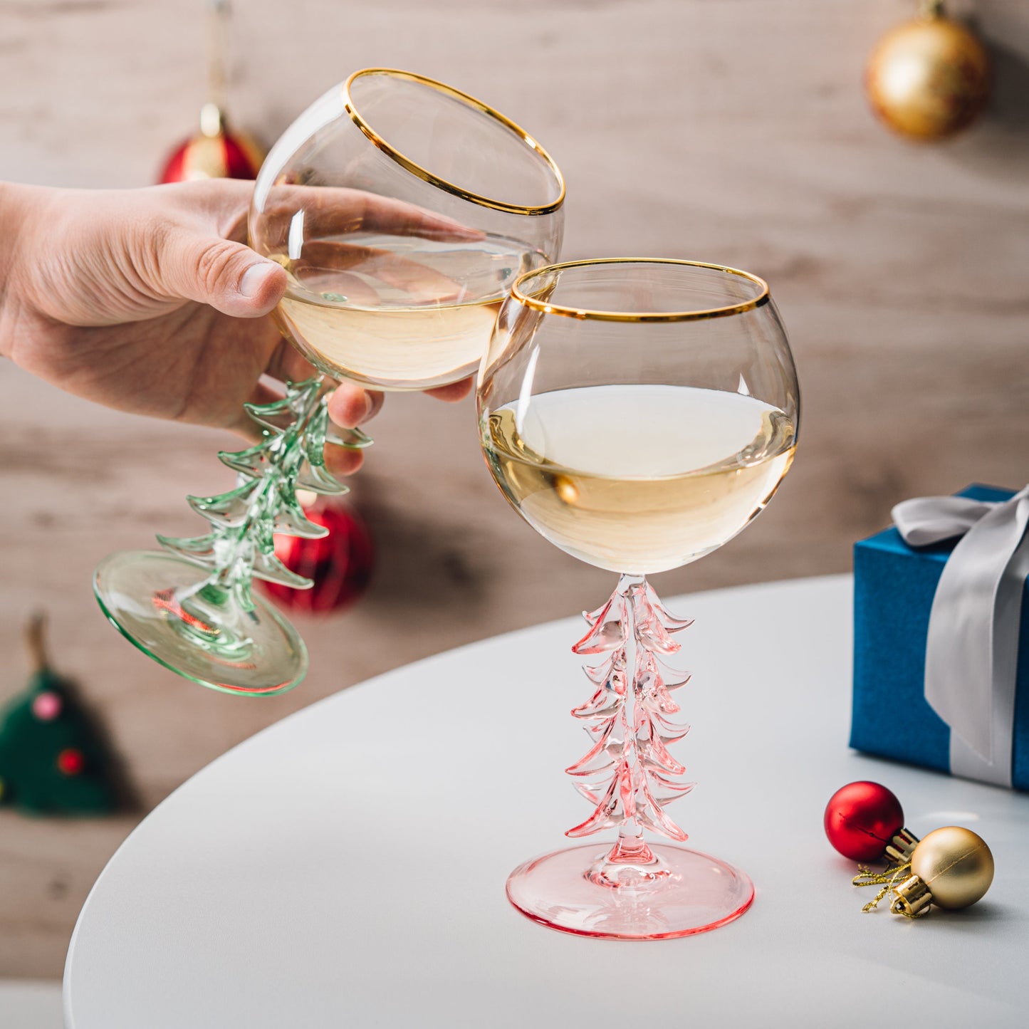 TEEK - Natale Stemmed Wine Glassware Set HOME DECOR TEEK KS