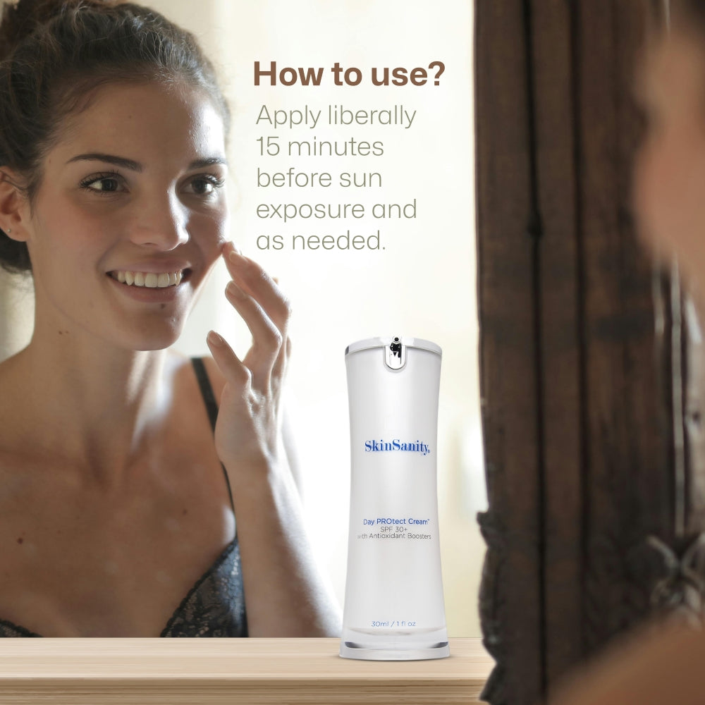 TEEK - SkinSanity® Day PROtect Cream - Antioxidant Moisturizer SPF 30 1 oz FACIAL SUPPLIES TEEK BCB