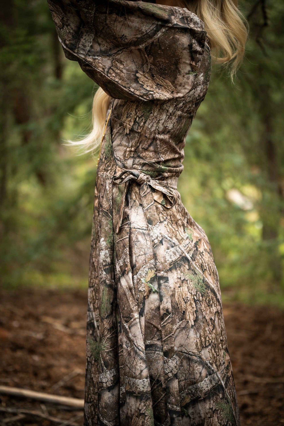 The Deerly Departed | RealTree x Shinesty Camouflage Long Sleeve Dress Dresses Shinesty