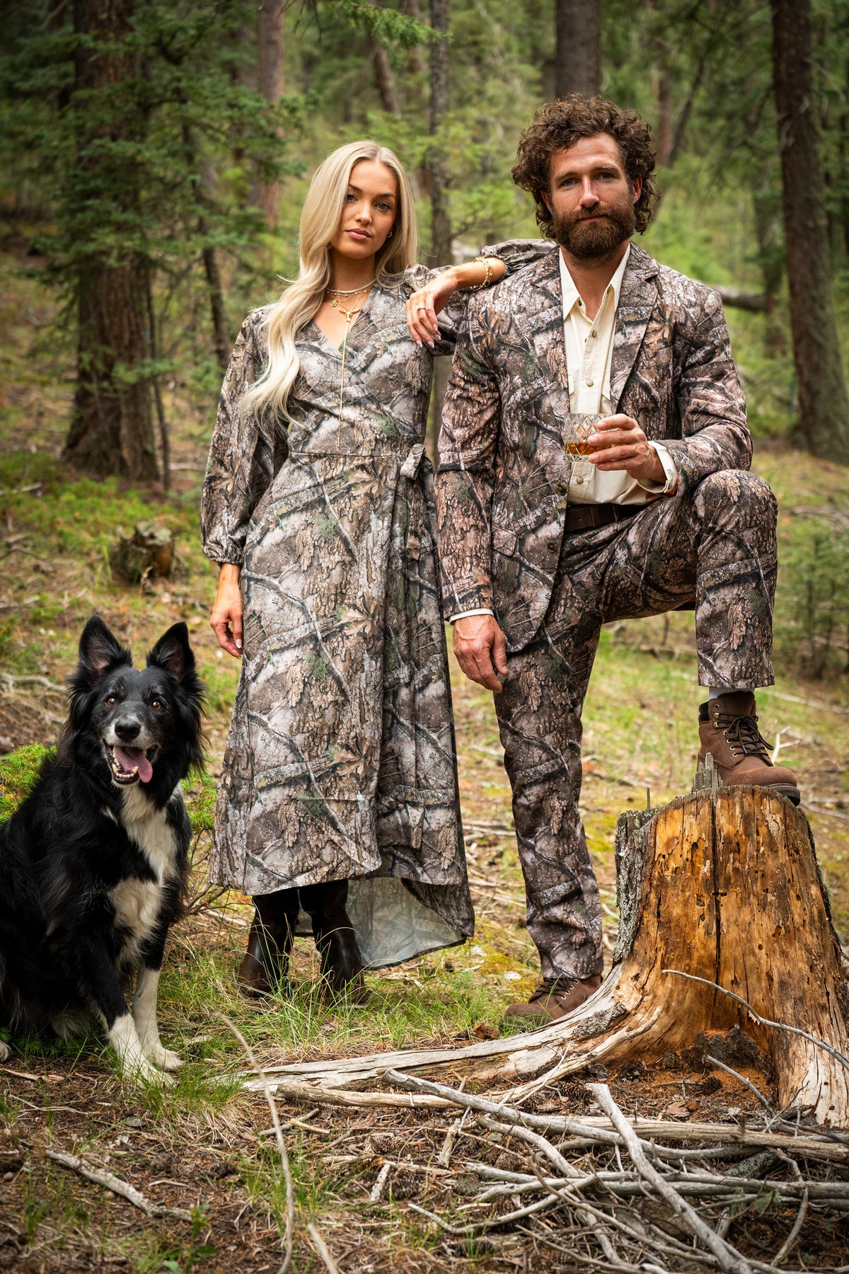 The Deerly Departed | RealTree x Shinesty Camouflage Long Sleeve Dress Dresses Shinesty