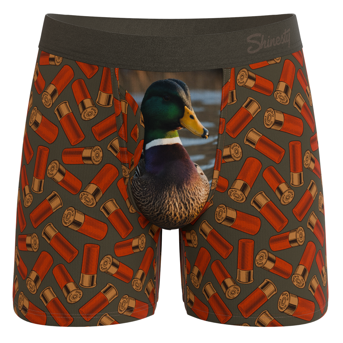 The Duck & Cover | Mallard Ball Hammock® Pouch Underwear With Fly Boxers - Fly Shinesty
