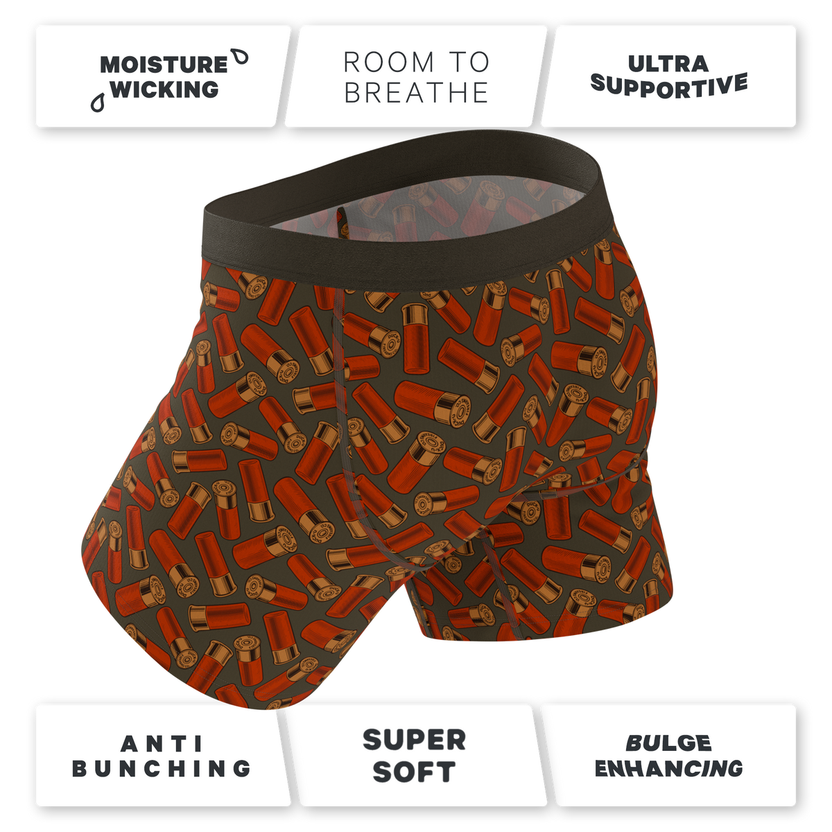 The Duck & Cover | Mallard Ball Hammock® Pouch Underwear With Fly Boxers - Fly Shinesty