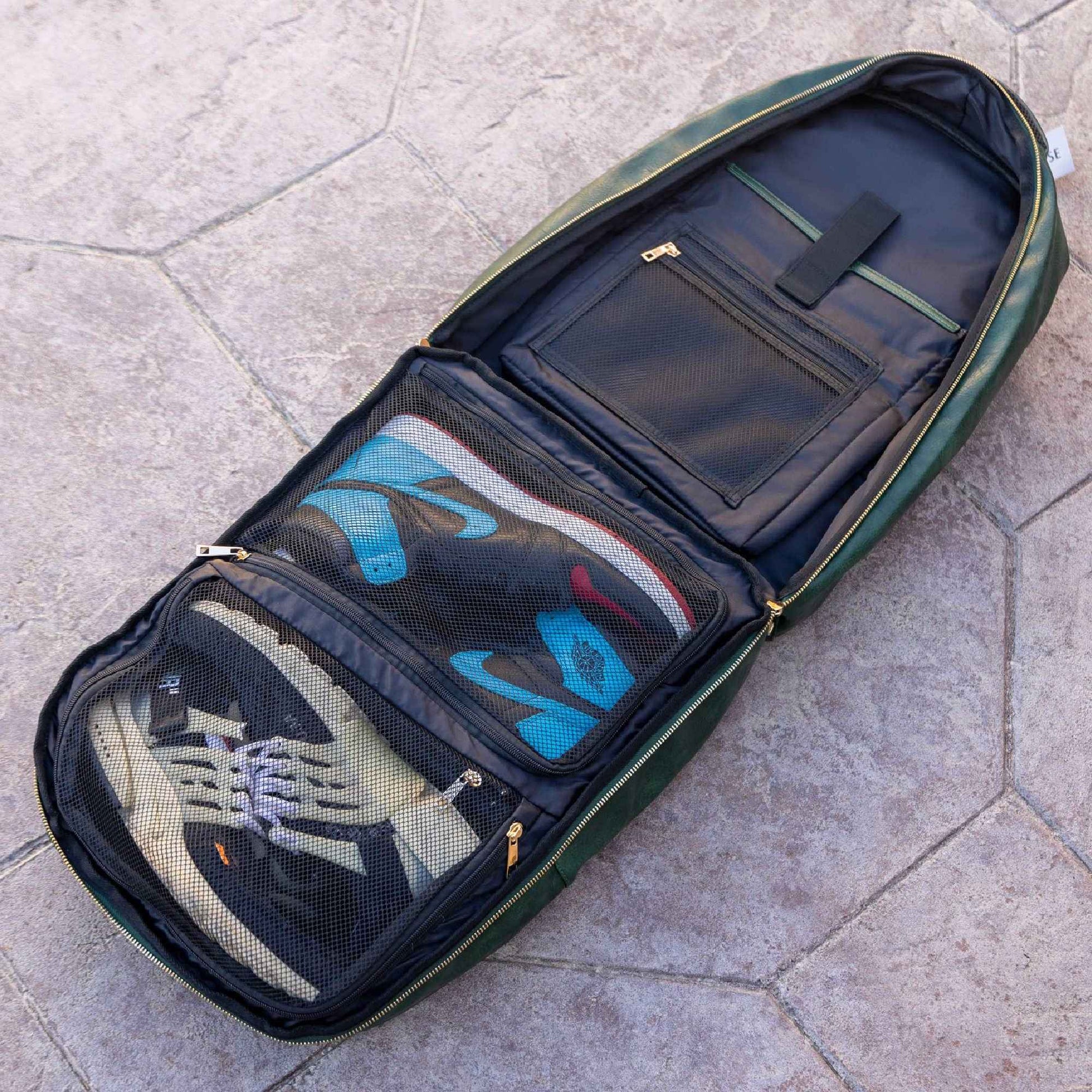 TEEK - Emerald Green Leather Commuter Bag (XL Design) BAG TEEK SP