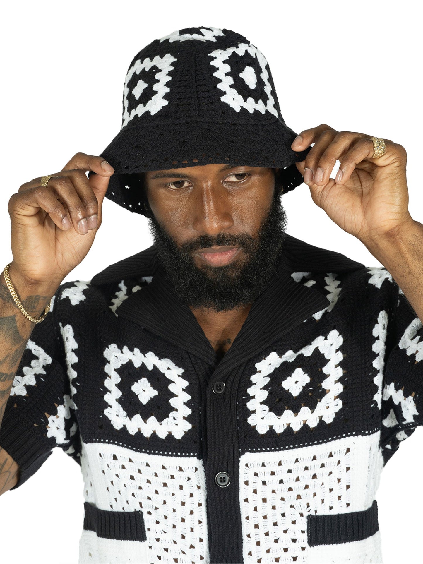 TEEK - F042 Nuevo Riche Hat - Black HAT TEEK MJ