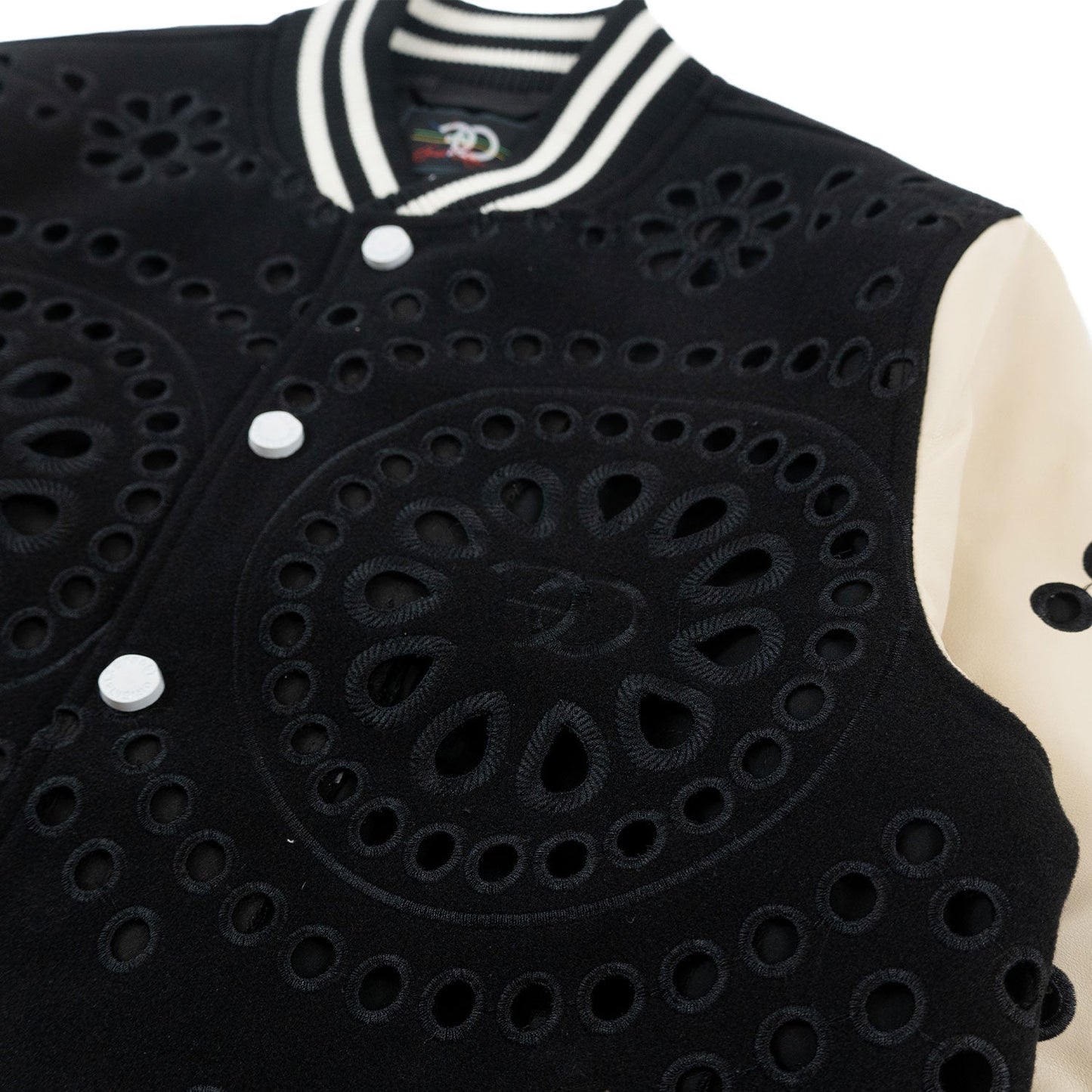 TEEK - F1060 Cashay Wool Varsity Jacket - Black JACKET TEEK MJ