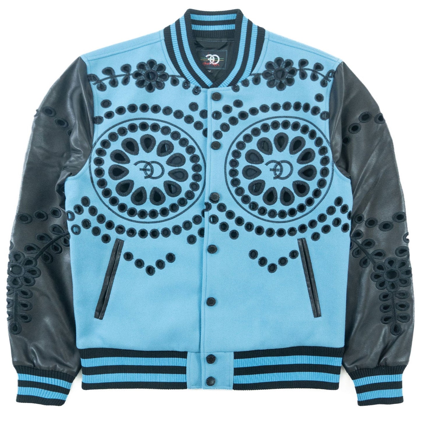 TEEK - F1060 Cashay Wool Varsity Jacket - Blue JACKET TEEK MJ S BLUE