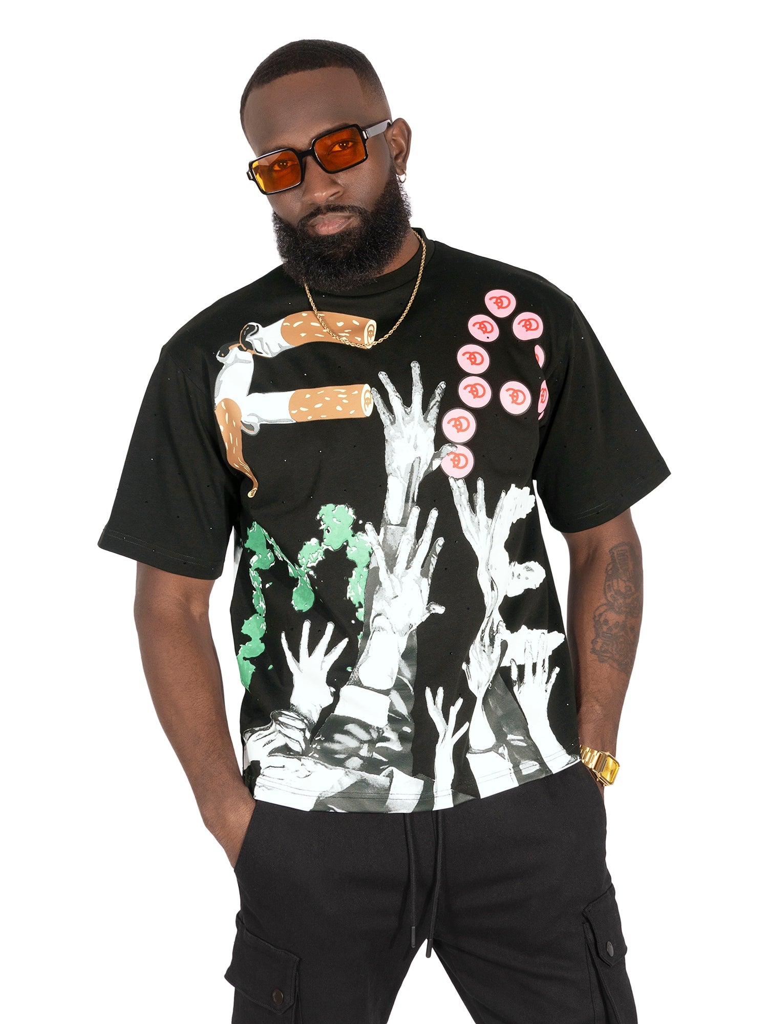 TEEK - Price of FAME Tee - Black TOPS TEEK MJ