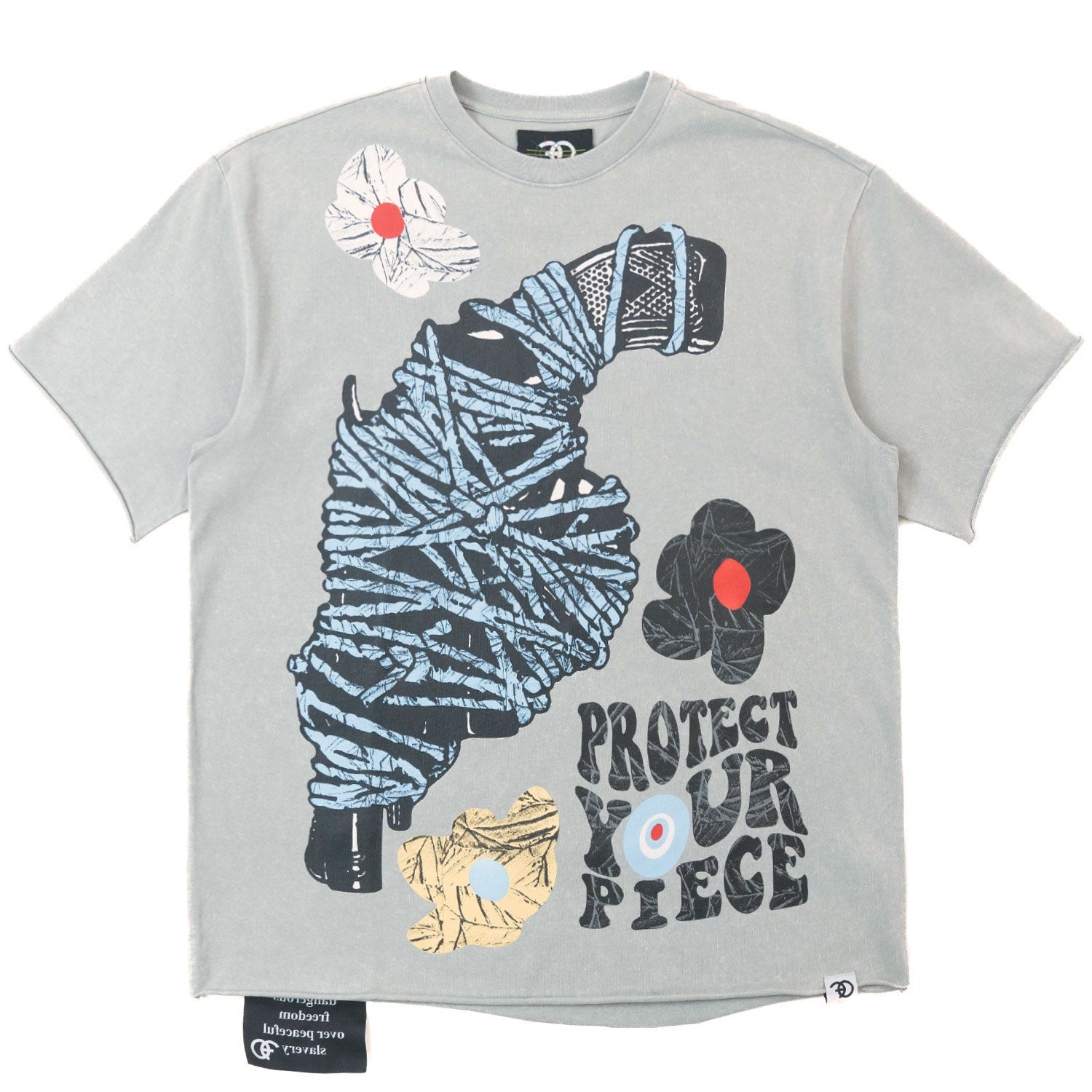 TEEK - Protect Your Piece Tee - Oat Gray TOPS TEEK MJ OAT GRAY S