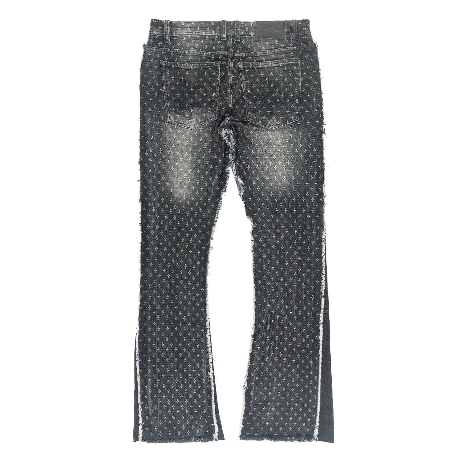 Pants | F1702 Phalon Stacked Jeans - Black Pants Makobi Jeans USA
