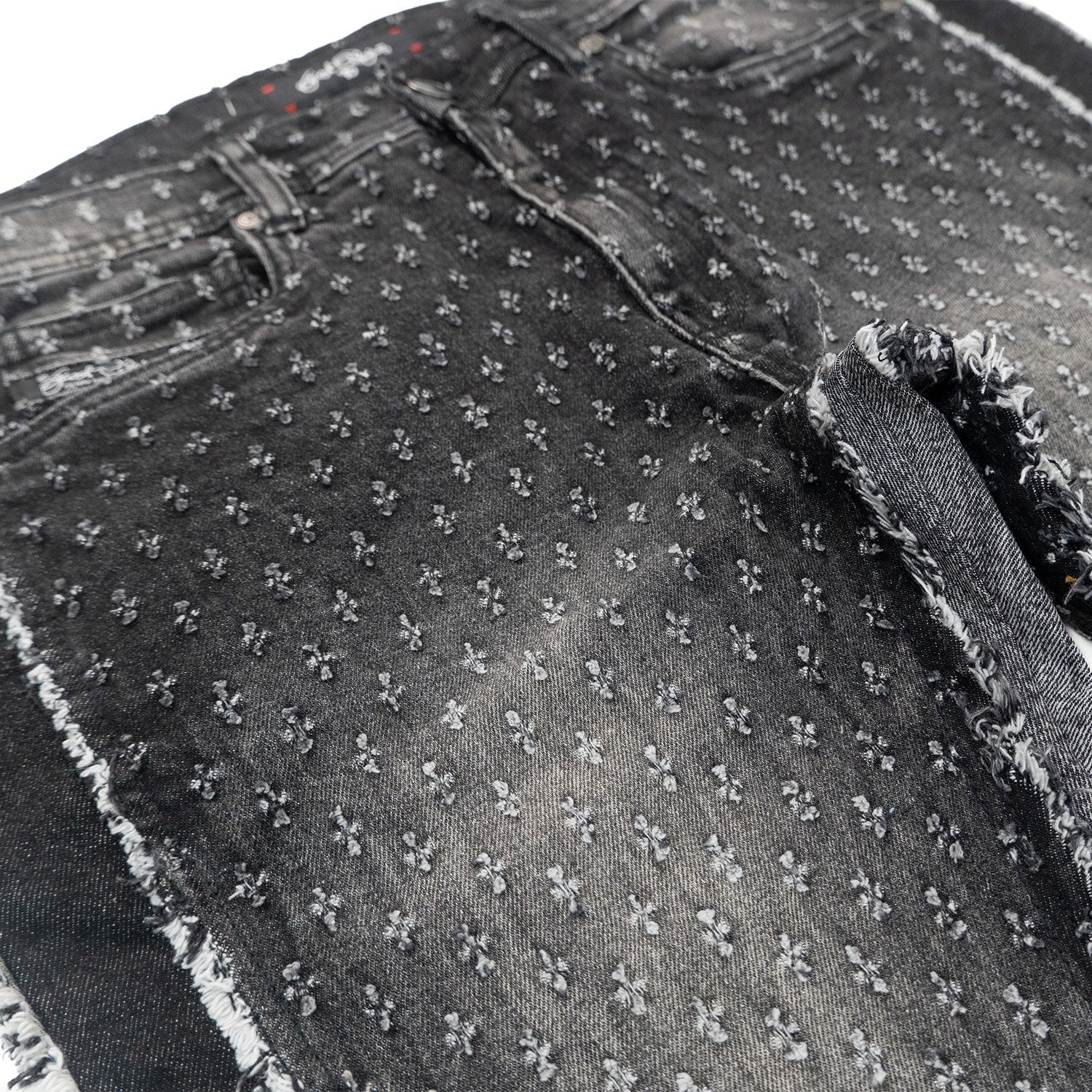 Pants | F1702 Phalon Stacked Jeans - Black Pants Makobi Jeans USA