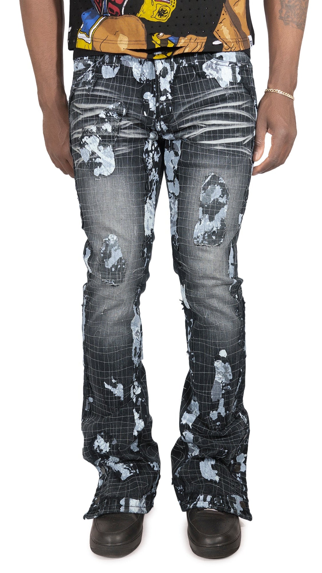 TEEK - Jeans | F1733 Amoto Stacked - Black JEANS TEEK MJ