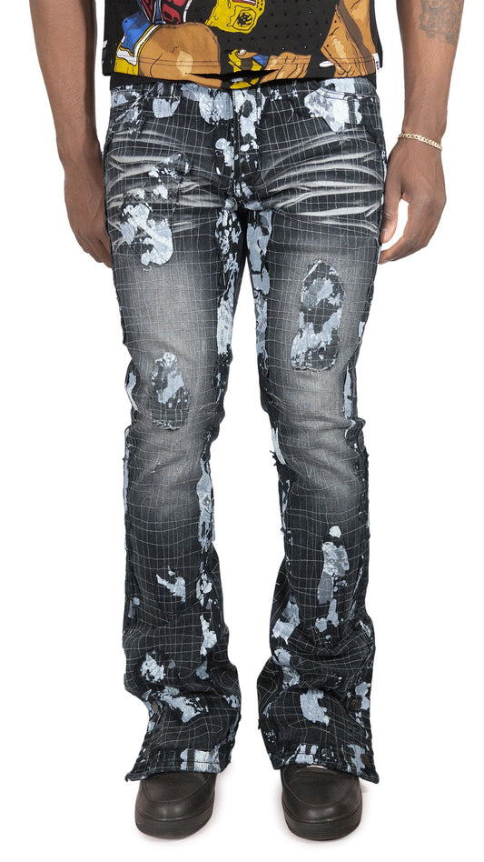 TEEK - Jeans | F1733 Amoto Stacked - Black JEANS TEEK MJ