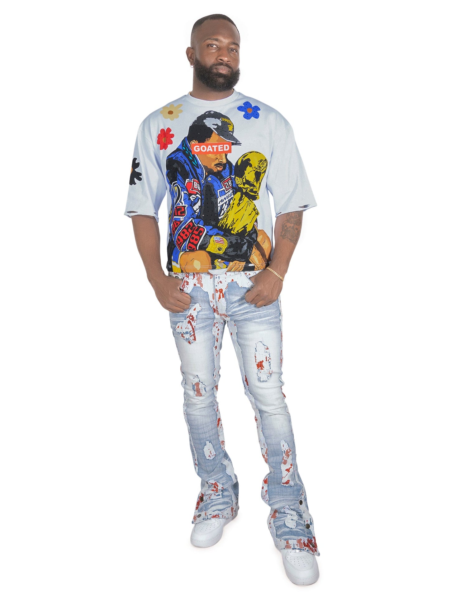 TEEK - Jeans | F1733 Amoto Stacked Pants - Light Wash JEANS TEEK MJ