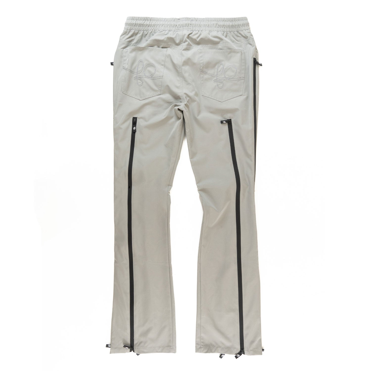 TEEK - Pants | F1736 Zerelly Nylon Stacked Pants - Gray PANTS TEEK MJ
