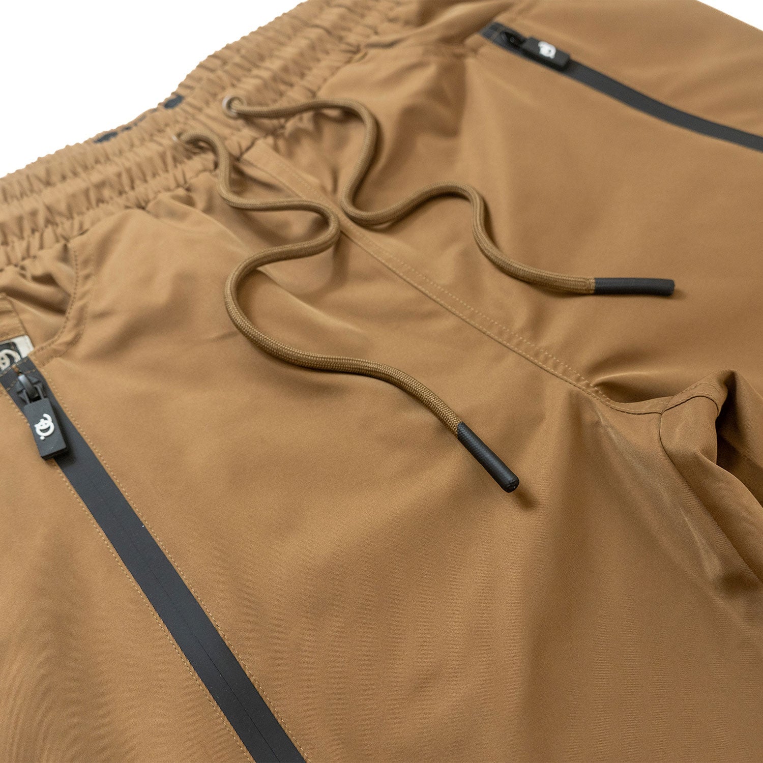 TEEK - Pants | F1736 Zerelly Nylon Stacked Pants - Mocha PANTS TEEK MJ