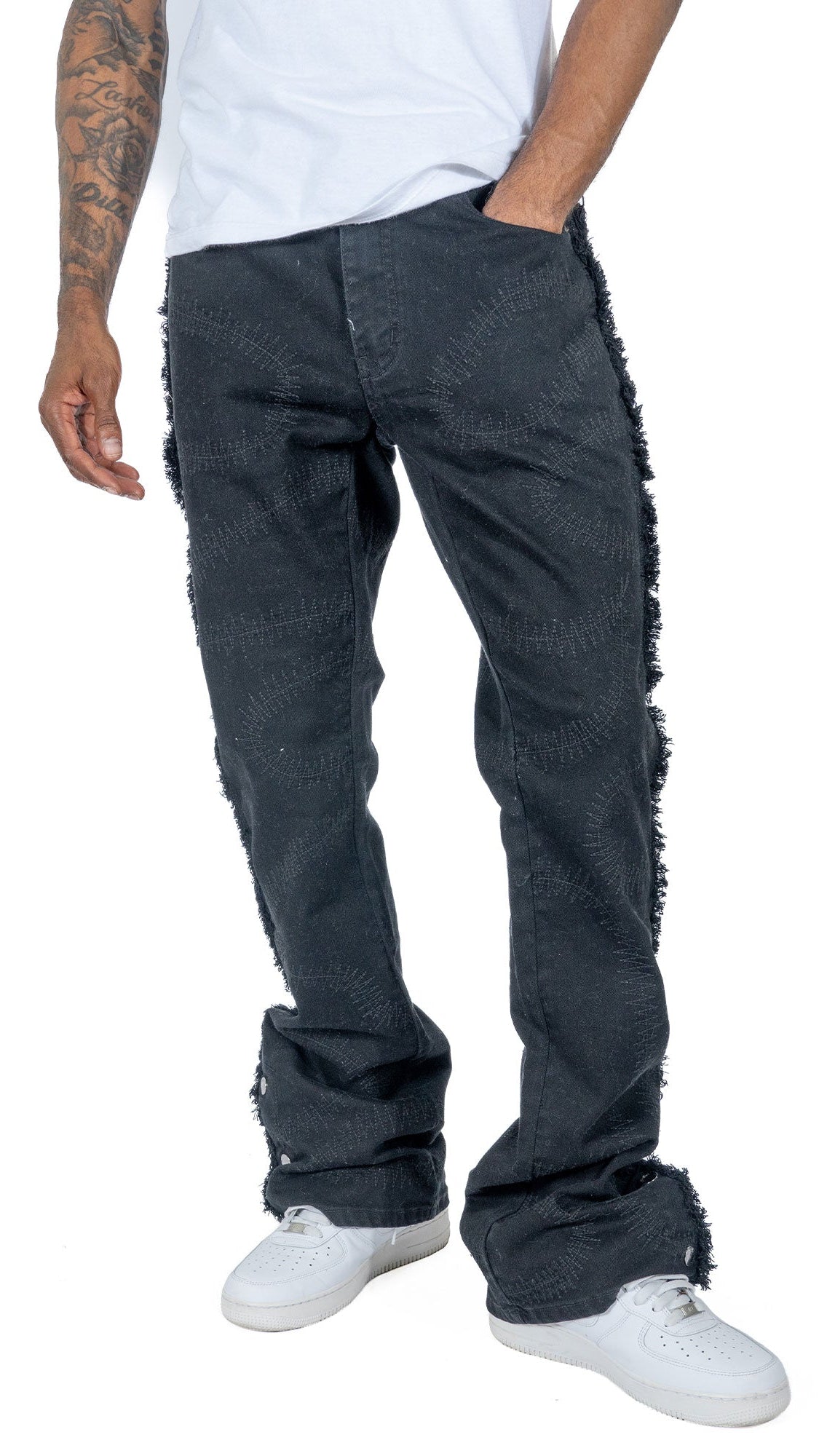 TEEK - F1737 Cashay 2024 Stacked Jeans - Black JEANS TEEK MJ