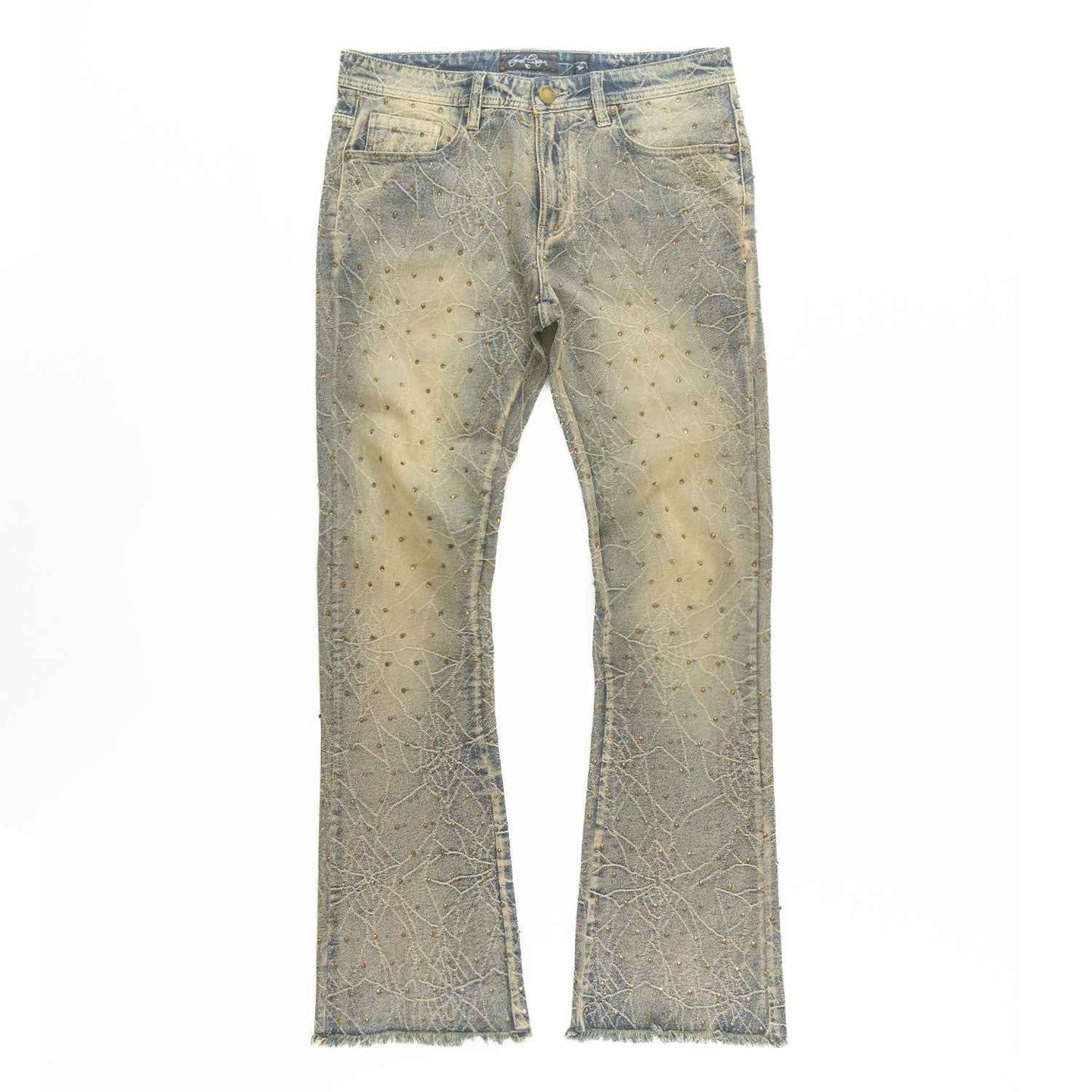 Jeans | F1764 Romano Stacked Stone Pants - Dirt Pants Makobi Jeans USA