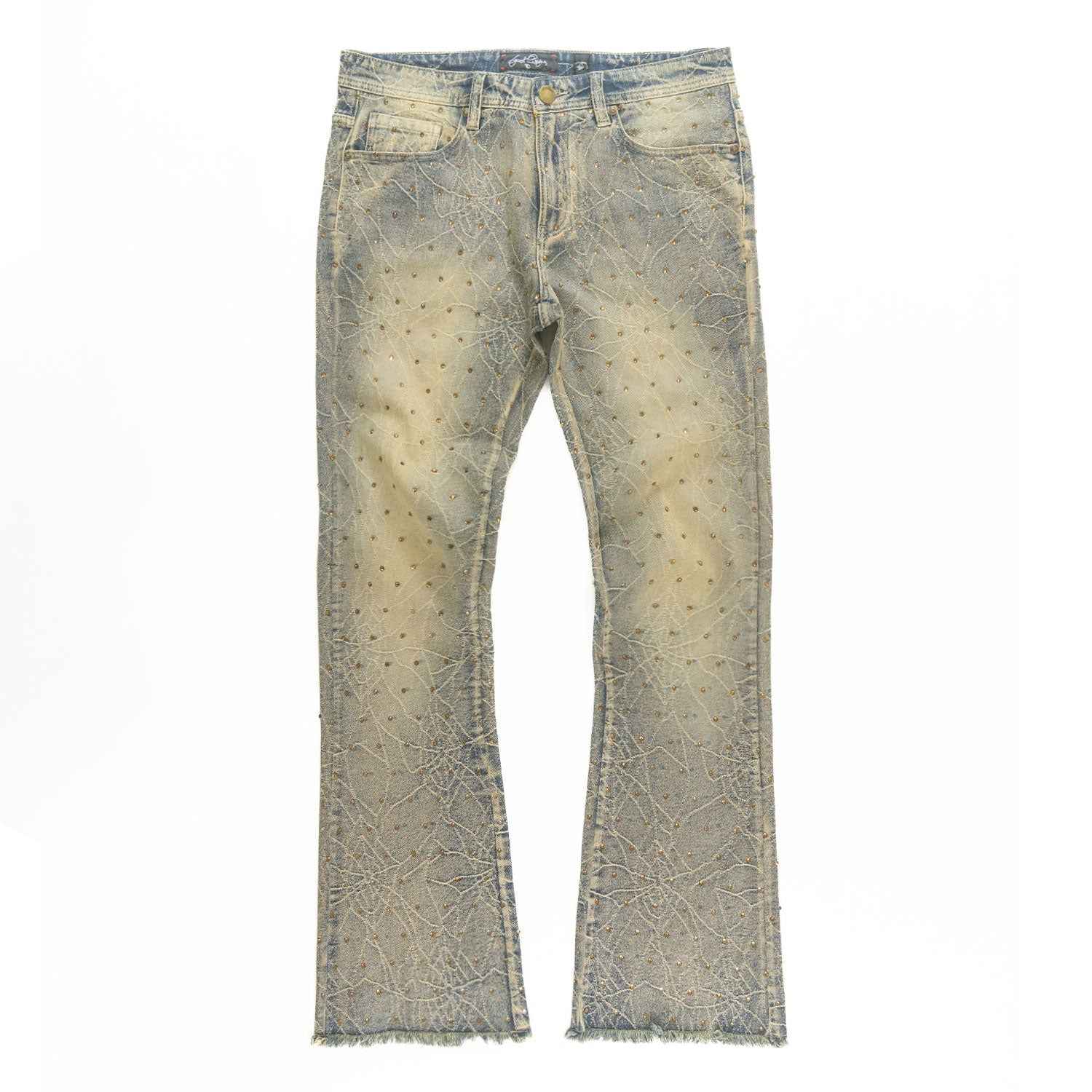 Jeans | F1764 Romano Stacked Stone Pants - Dirt Pants Makobi Jeans USA