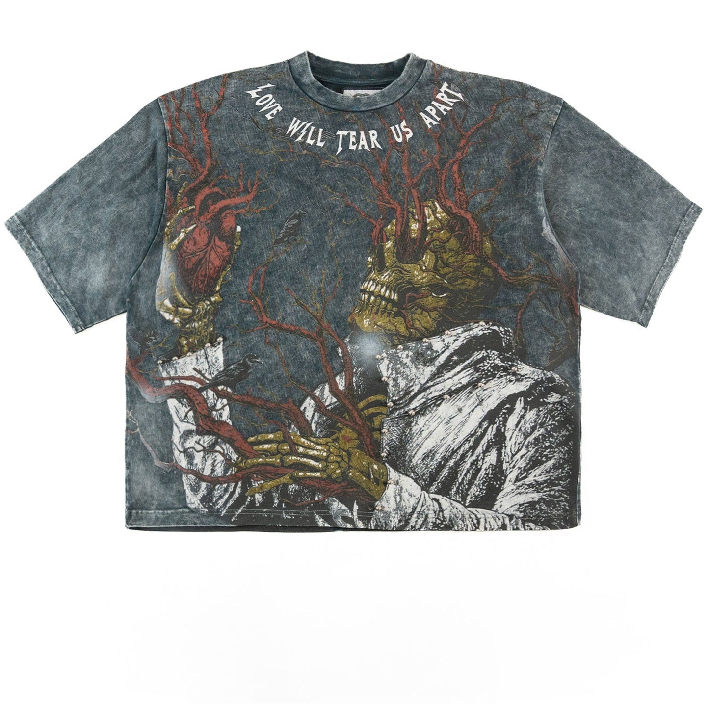 TEEK - Tee | F179 Heartless Cropped - Black TOPS TEEK MJ S BLACK