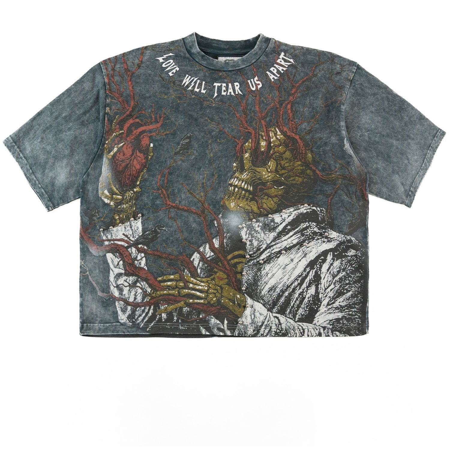 TEEK - Tee | F179 Heartless Cropped - Black TOPS TEEK MJ S BLACK