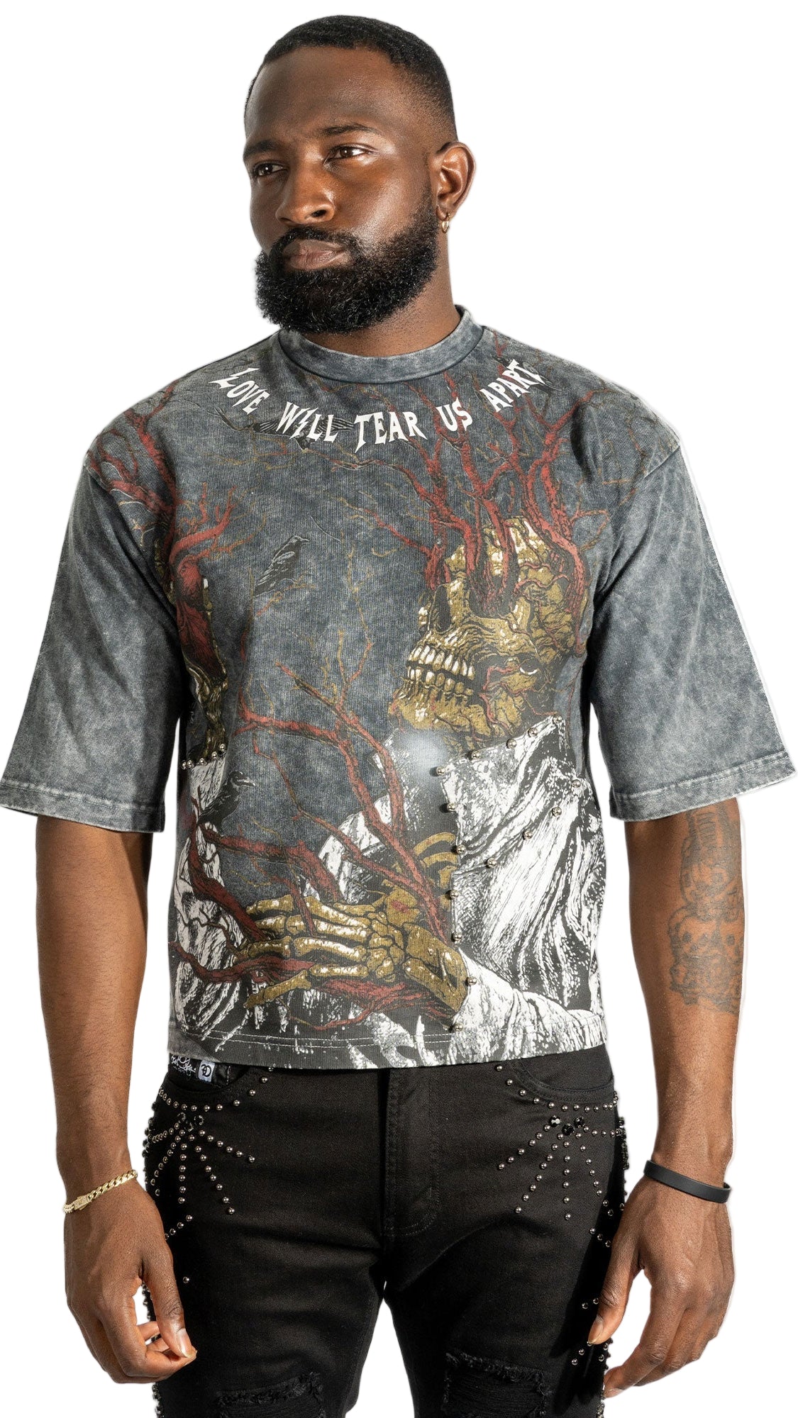 TEEK - Tee | F179 Heartless Cropped - Black TOPS TEEK MJ