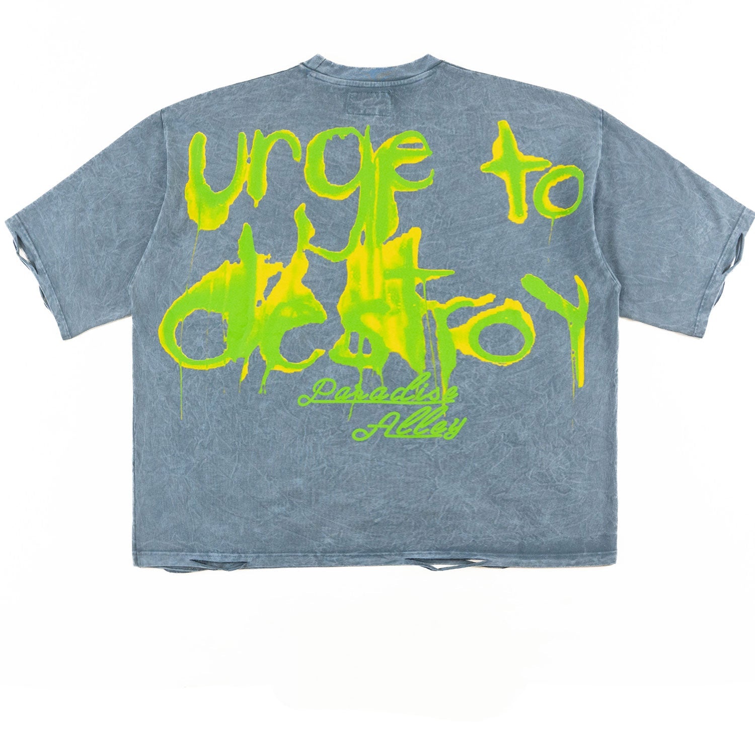 TEEK - F180 Crash Out Tee - Blue TOPS TEEK MJ