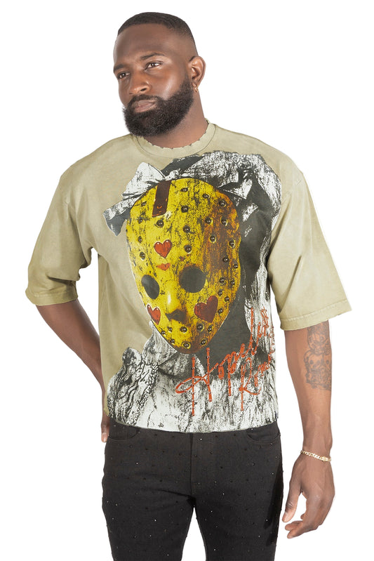 TEEK - Tee | F182 Hopeless Romantic Cropped Tee - Oat TOPS TEEK MJ