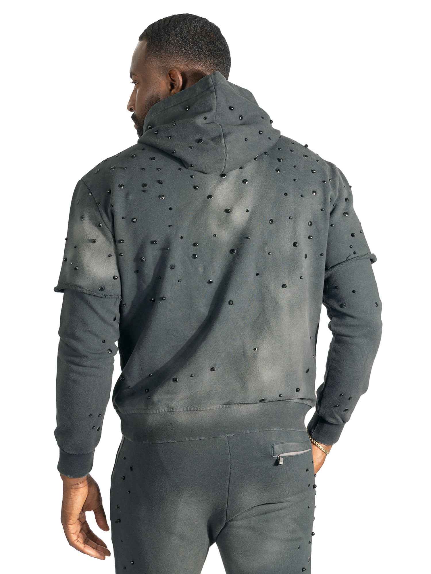 TEEK - Set | F187 Bellucci Hoodie Set - Black SET TEEK MJ