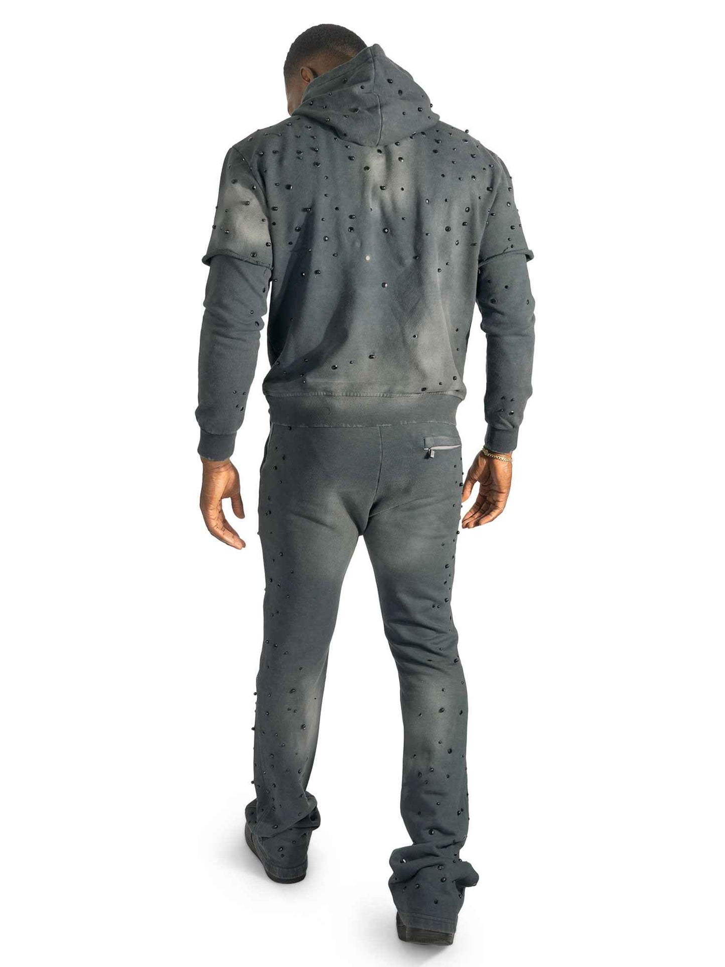 TEEK - Set | F187 Bellucci Hoodie Set - Black SET TEEK MJ