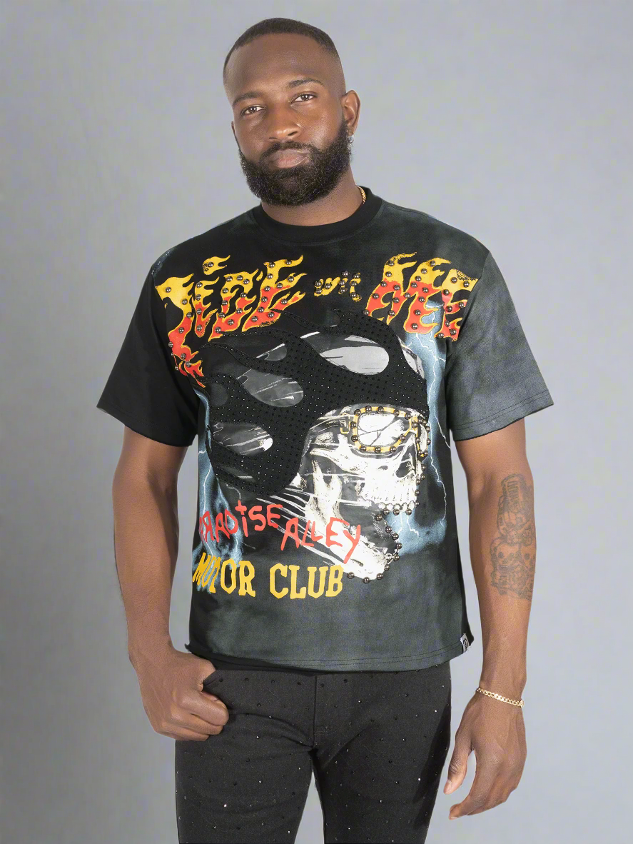 Tee | F188 Ride With Me - Black Makobi Jeans USA