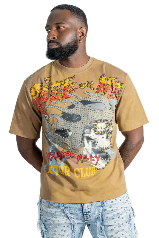 Tee | F188 Ride With Me - Mocha Makobi Jeans USA