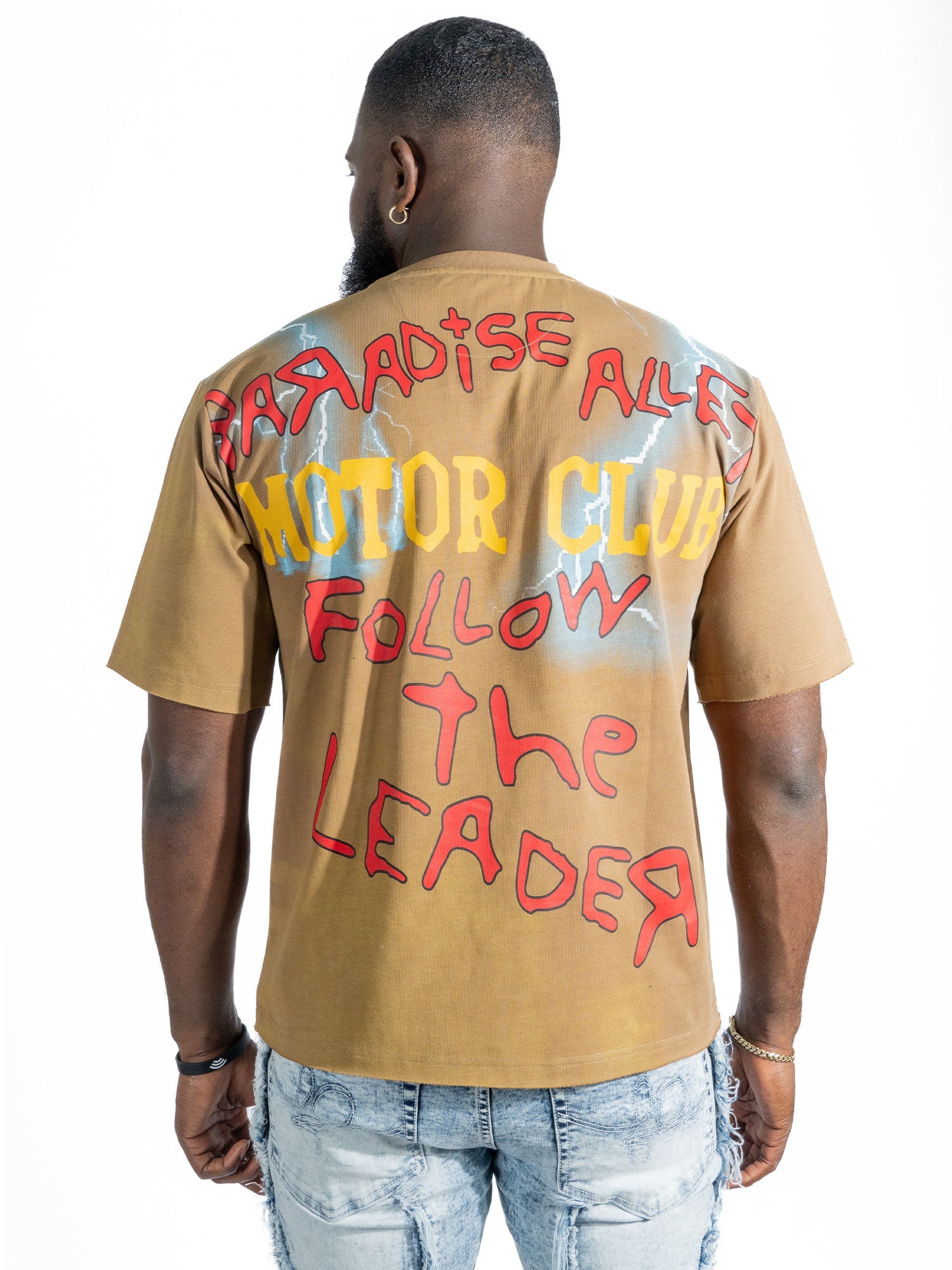 Tee | F188 Ride With Me - Mocha Makobi Jeans USA