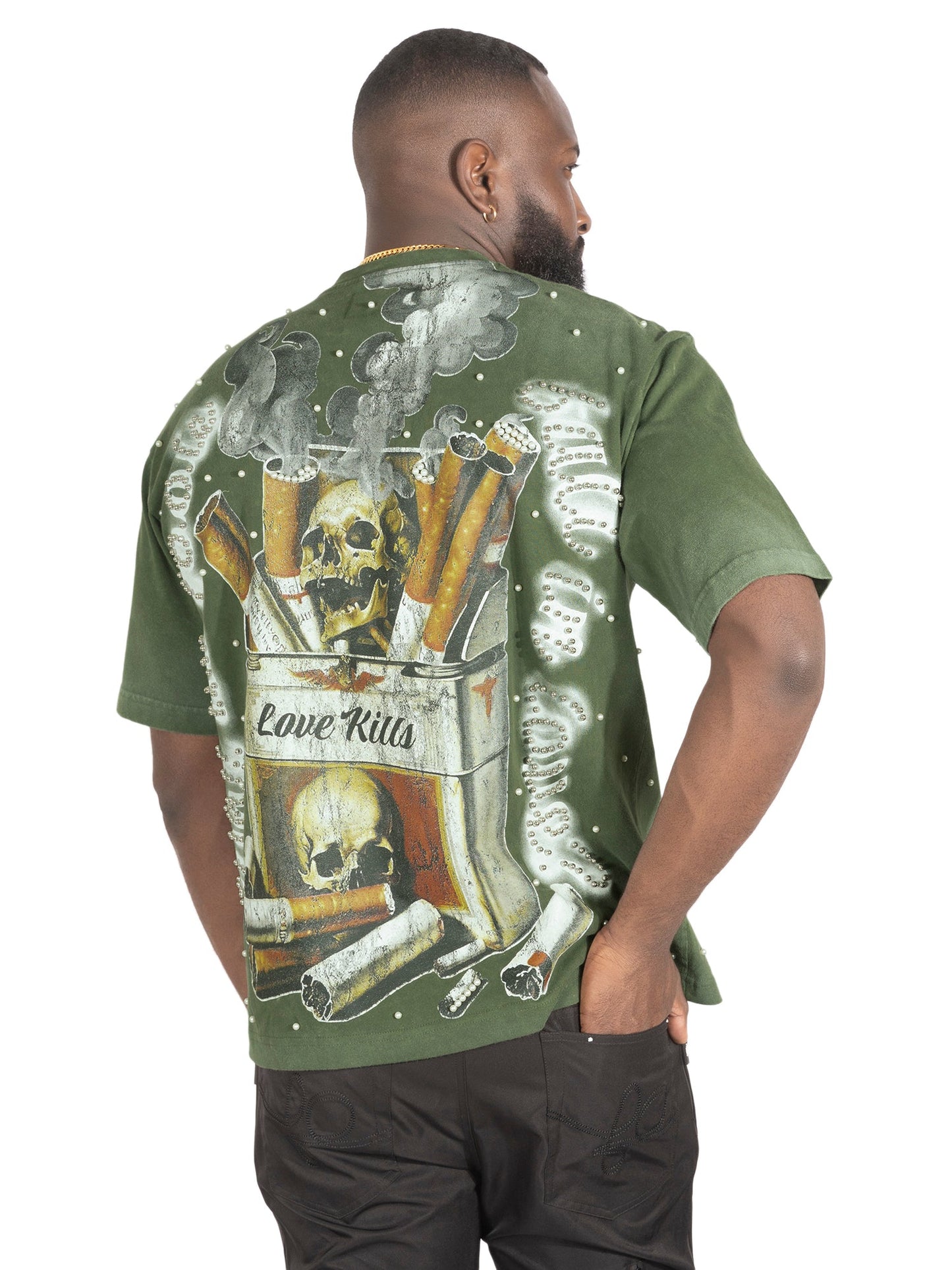 TEEK - Tee | F189 Love Kills 25' - Olive TOPS TEEK MJ