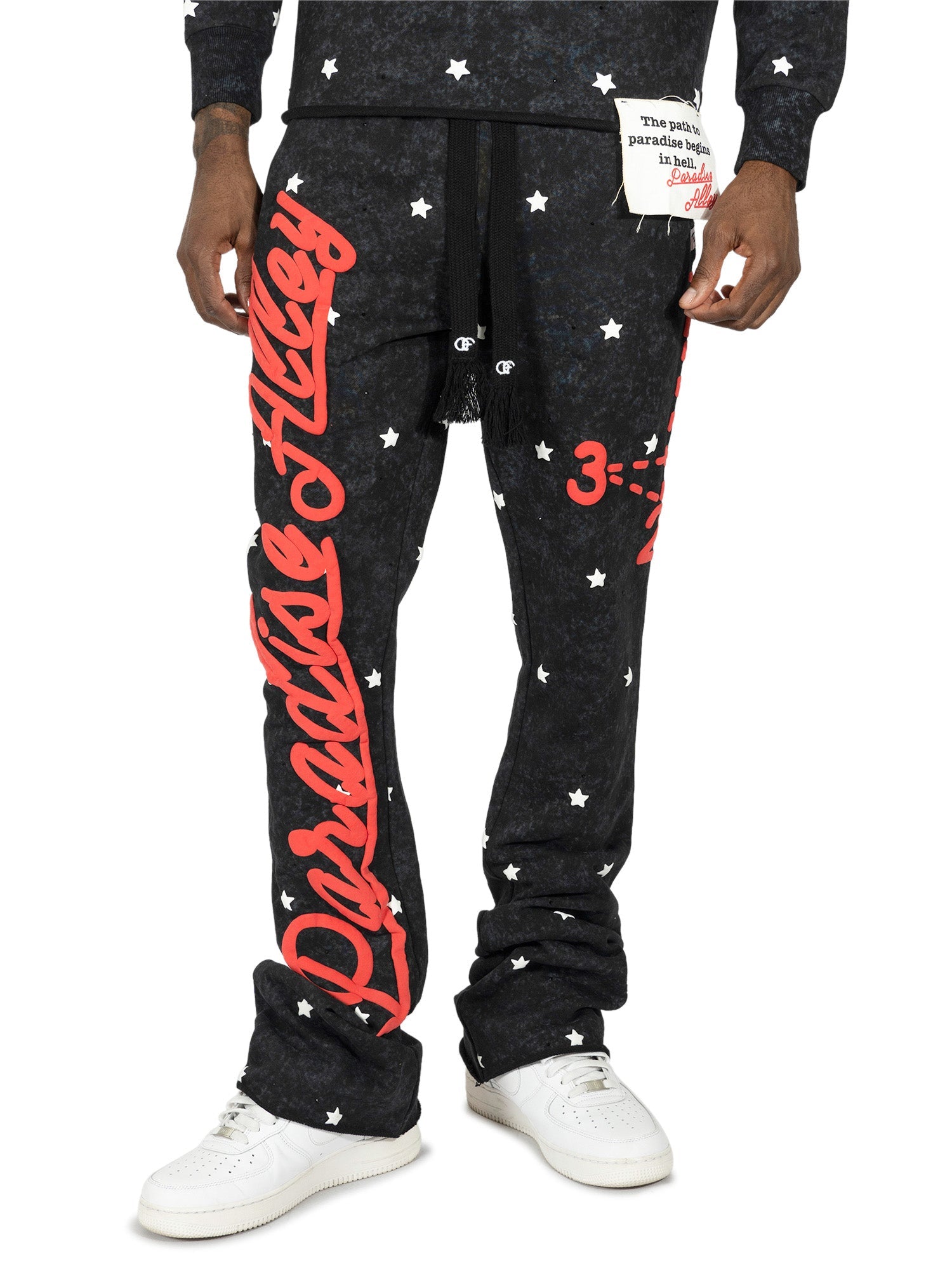 TEEK - F304 Paradise Alley Jogger Set - Black SET TEEK MJ