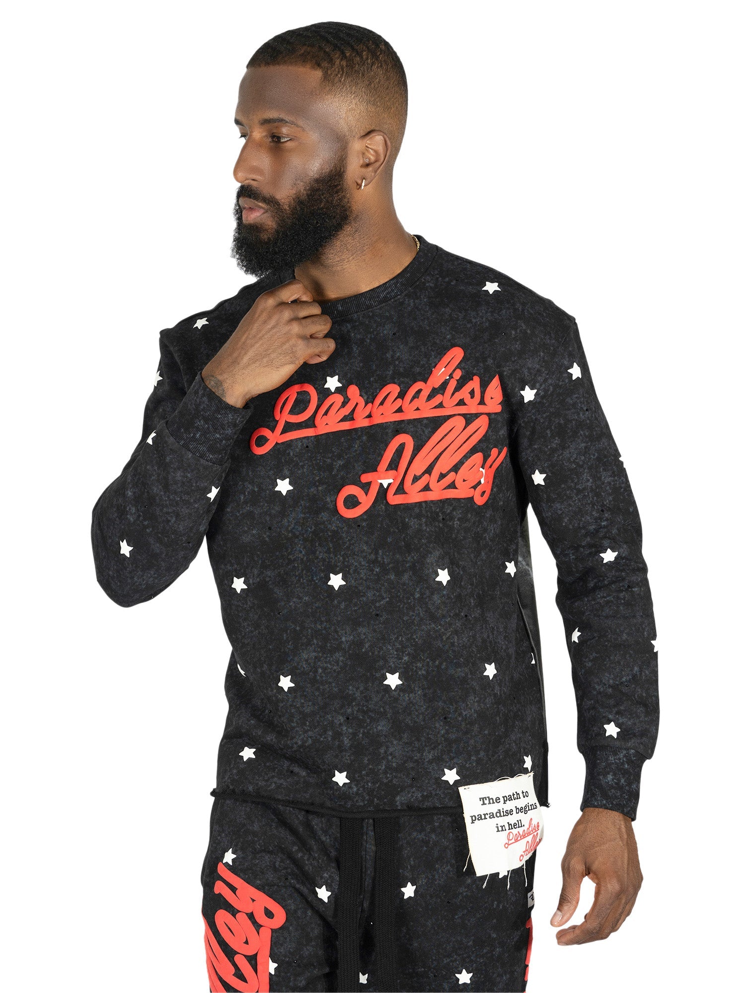 TEEK - F304 Paradise Alley Jogger Set - Black SET TEEK MJ